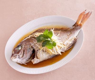 鯛の中華風新ゆず蒸し