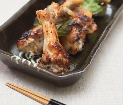 鶏手羽元の 甘酢マスタード焼き